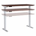 Bush Business Furniture Move 40 Series 60W Electric Height Adjustable Standing Desk, Hansen Cherry/