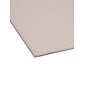 Smead File Folder, Reinforced Straight-Cut Tab, Letter Size, Gray, 100/Box (12310)