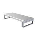 OTM Essentials Basics Aluminum Laptop Riser Stand, Silver (OB-A2D)
