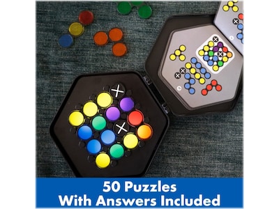 Educational Insights Kanoodle Fusion Light-Up Puzzle Game, Ages 7+ (3082)