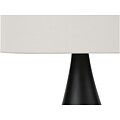 Monarch Specialties Inc. Incandescent Table Lamp, Black/Ivory, 2/Set (I 9639)