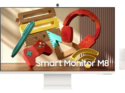 Samsung M80B 32 4K Ultra HD 60 Hz LCD  Monitor, Warm White  (LS32BM801UNXGO)