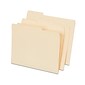 Staples 30% Recycled File Folders, 1/3-Cut Tab, Letter Size, Manila, 100/Box (ST22939-CC)