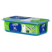 Swiffer XL Sweeper Wet Cloth, Fresh Scent, Dozen/Pack (74471)