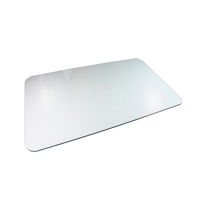 Floortex Cleartex Glaciermat Carpet & Hard Floor Chair Mat, 36 x 48, Crystal Clear Glass (FC12364