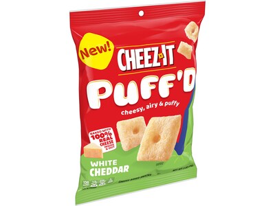 Cheez-It Puff'd Snack Crackers, White Cheddar, 3 Oz., 6/Carton (2410000024)