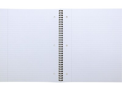 Pukka Pad Metallic Jotta Professional Notebooks, 8.5 x 11, College Ruled, 100 Sheets, Green, 3/Pac