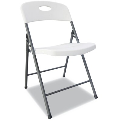 Alera Resin Office Folding Chair, White, 4/Carton (ALEFR9402)