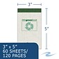 Roaring Spring Paper Products Little Green Book, Gray Cover, Narrow Ruled, 3 x 5, White Paper, 60 Sheets