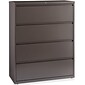 Lorell Fortress Series 42'' Lateral File, Medium Tone, 4 x File Drawers (LLR60474)