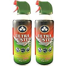 ULTRA DUSTER Compressed Air Duster Cleaner 10 oz., 2/Pack