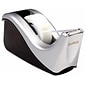 Scotch Desktop Tape Dispenser, 1 Dispenser, Two-Tone Black and Silver, Home Office and Back to School Supplies for Classrooms