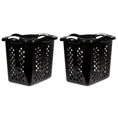 Hefty 13-Gallon Touch Top Trash Can in Black 2 Pack (2166HFTCOM075)