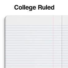 Staples® Composition Notebook, 7.5 x 9.75, College Ruled, 80 Sheets, Purple (ST55078)