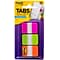 Post-it Tabs, 1 Wide, Solid, Assorted Colors, 66 Tabs,Dispenser (686-PGO)