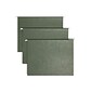 Smead Heavy Duty TUFF Hanging File Folders, 1/3-Cut Tab, Letter Size, Standard Green, 20/Box (64036)