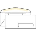 Quill Brand Gummed #10 Window Envelope, 4-1/8 x 9-1/2, White, 500/Box (75035Q)