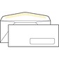 Quill Brand Gummed #10 Window Envelope, 4-1/8" x 9-1/2", White, 500/Box (75035Q)