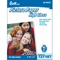 Quill Brand® Premium Photo Paper for Inkjet Printers; 8.5 x 11, Glossy, 100 Sheets/Pack