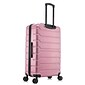 InUSA Trend Plastic 4-Wheel Spinner Luggage, Rose Gold (IUTRE00L-ROS)