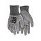MCR Safety Cut Pro Hypermax Fiber/Polyurethane Work Gloves, XS, A2 Cut Level, Salt-and-Pepper/Gray,