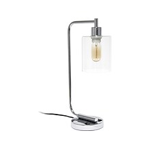 Lalia Home Studio Loft Incandescent Desk Lamp, 18.8, Polished Chrome (LHD-2002-CH)