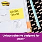 Post-it Notes, 1 3/8" x 1 7/8", Canary Collection, 100 Sheet/Pad, 12 Pads/Pack (653-YW)