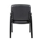 Boss Office Products LeatherPlus Guest Chair, Black (B7509)