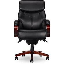 La-Z-Boy Bradley Bonded Leather Executive Chair, Black (46089-CC)