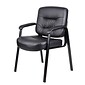 Boss Office Products LeatherPlus Guest Chair, Black (B7509)