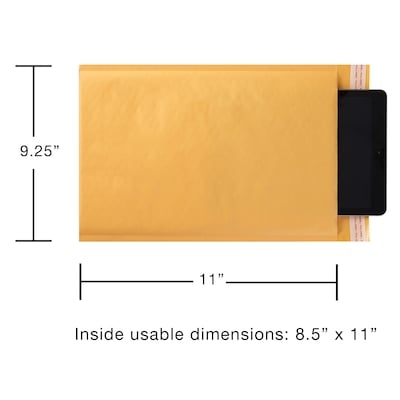 8.5" x 11" Self-Sealing Bubble Mailer, #2, 25/Carton (ST56647B)