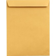 LUX Open End Open End Catalog Envelope, 13 x 17, Brown, 50/Pack (85739-50)