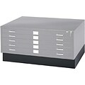 Safco® Versatile Steel Flat Files; Closed-Bases for 37x26 File; 6Hx40-3/8Wx26-5/8D, Black