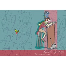 Seasons greetings - you can count on us - 7 x 10 scored for folding to 7 x 5, 25 cards w/A7 envelope