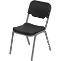 Iceberg® Rough n Ready Stack Chairs; Black