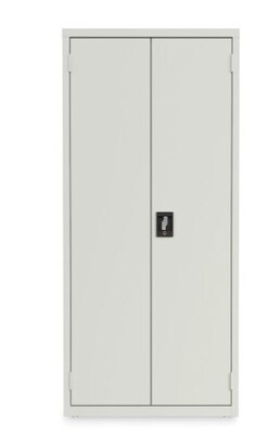 OIF 66H Steel Storage Cabinet with 3 Shelves, Light Gray (CM6615LG)