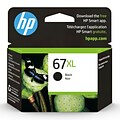 HP 67XL Black High Yield Ink Cartridge  (3YM57AN#140)