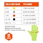 Ergodyne ProFlex 7040 Seamless Knit Cut Resistant Gloves, Food Safe, ANSI A4, Lime, Small, 1 Pair (18012)