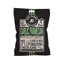Pop Daddy Garlic Parmesan Pretzels Sticks, 3 oz., 15 Bags/Box (OPD00557)