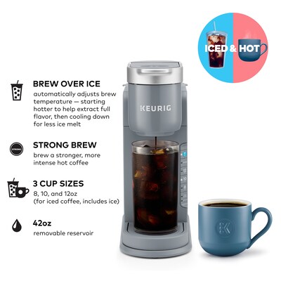 Keurig® K-Iced Single Serve Coffee Maker, Arctic Gray (5000371871)