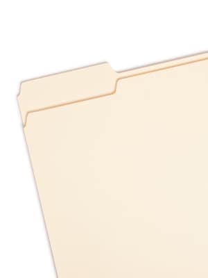 Smead File Folder, 1/3-Cut Tab, Letter Size, Manila, 100/Box (10331)