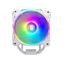 Cooler Master Hyper 212 Halo 120mm Rifle Bearing CPU Air Cooler with RGB Lighting, White (RR-S4WW-20