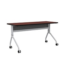 Safco Rumba Training Room Table, 24 x 60, Biltmore Cherry (RBA6024FLSLBMCH)