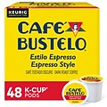 Cafe Bustelo Espresso Style Coffee Keurig® K-Cup® Pods, Dark Roast, 48/Box (5000346117)