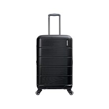 American Tourister Stratum 2.0 Plastic 4-Wheel Spinner Hardside Luggage, Jet Black (142349-1465)