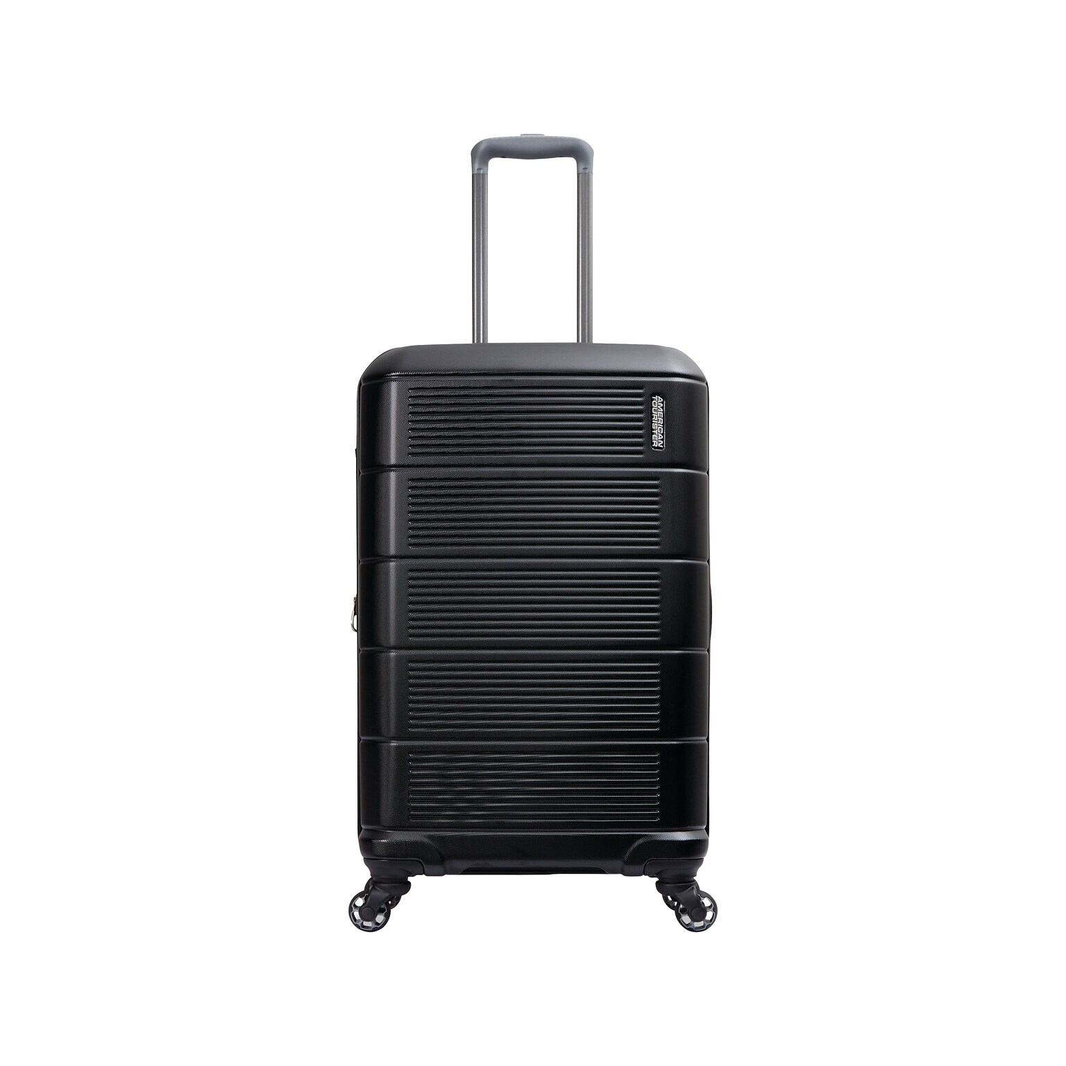 American Tourister Stratum 2.0 27.75 Plastic 4-Wheel Spinner Hardside Luggage, Jet Black (142349-1465)