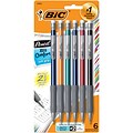 BIC Matic Grip Mechanical Pencil, 0.5mm, #2 Hard Lead, 6/Pack (42602)