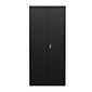 OIF 66"H Steel Storage Cabinet with 3 Shelves, Black (CM6615BK)