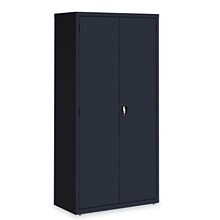 OIF 72H Steel Storage Cabinet with 5 Shelves, Black (CM7218BK)