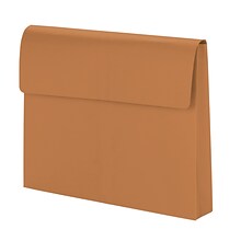 Smead 30% Recycled Heavy Duty File Pocket, 2 Expansion, Letter Size, Redrope, 50/Box (77142BX)